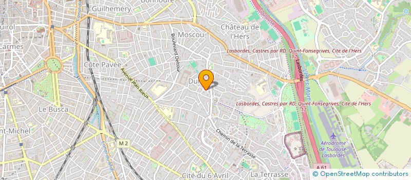 localisation de l'entreprise DOJO KAZOKU 31 à TOULOUSE