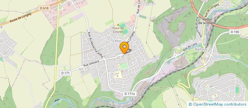 localisation de l'entreprise DOJO LEXEEN LEXY  LEXY