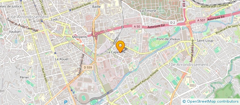localisation de l'entreprise DOJO MARSEILLAIS FKA à MARSEILLE