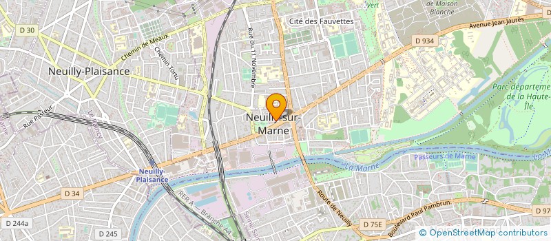 localisation de l'entreprise DOJO MUNICIPAL NEUILLY S MARNE à NEUILLY-SUR-MARNE
