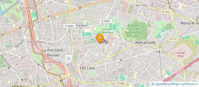 localisation de l'entreprise DOJO NOMADE à LES LILAS