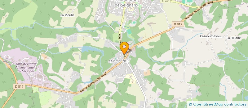 localisation de l'entreprise DOJO SAINT MARTINOIS  SAINT-MARTIN-DE-SEIGNANX