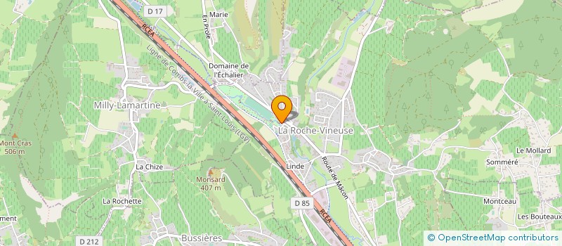 localisation de l'entreprise DOJO SORLINOIS  LA ROCHE-VINEUSE