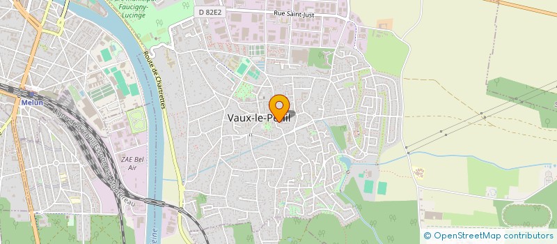 localisation de l'entreprise DOJO SUD 77 à VAUX-LE-PENIL
