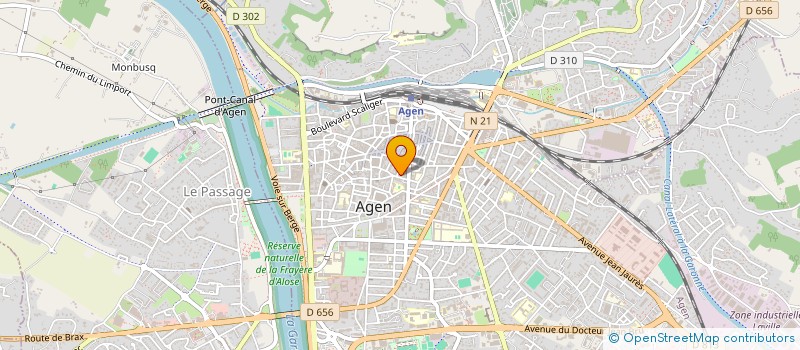 localisation de l'entreprise DOJO ZEN AGEN à AGEN