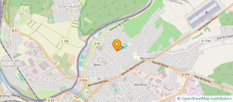 localisation de l'entreprise DOJO57 à SARREGUEMINES