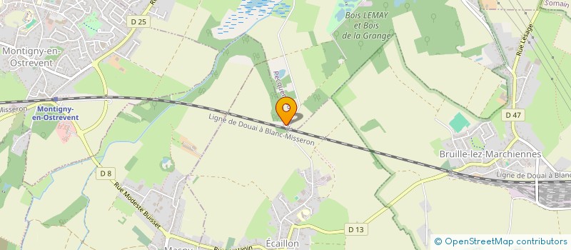 localisation de l'entreprise DOJOFIT ECAILLON  ECAILLON