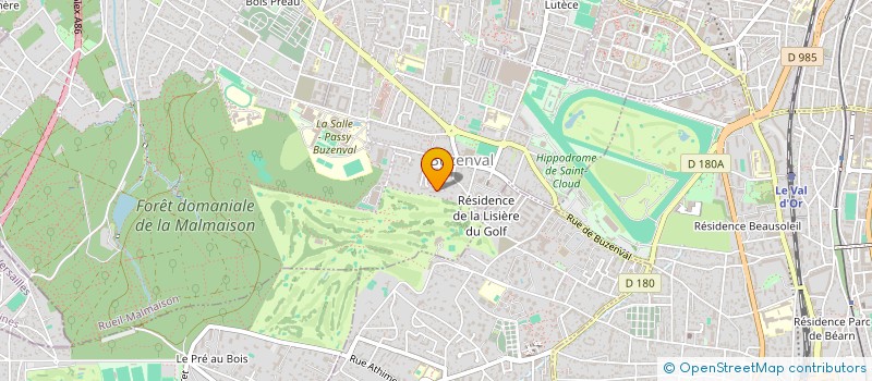 localisation de l'entreprise DOJOGYM'S ACADEMY à RUEIL-MALMAISON