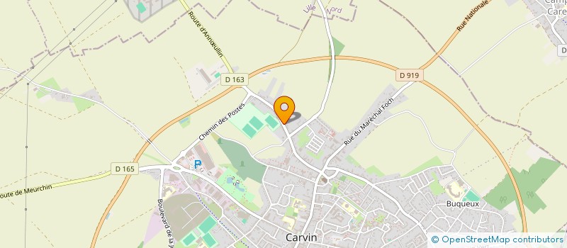 localisation de l'entreprise DOJOREMA  CARVIN