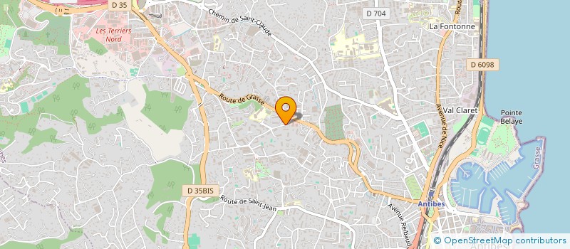 localisation de l'entreprise DOJULI à ANTIBES