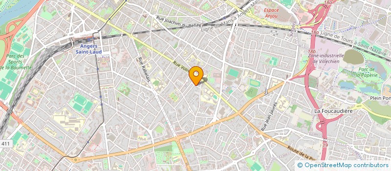 localisation de l'entreprise DOK IMMO à ANGERS