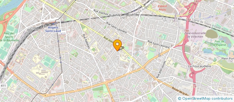 localisation de l'entreprise DOK INVEST à ANGERS