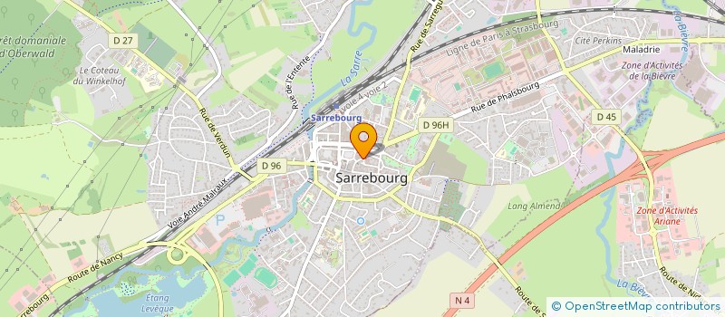 localisation de l'entreprise DOK TRAVAUX  SARREBOURG