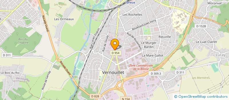 localisation de l'entreprise DOKA à VERNOUILLET