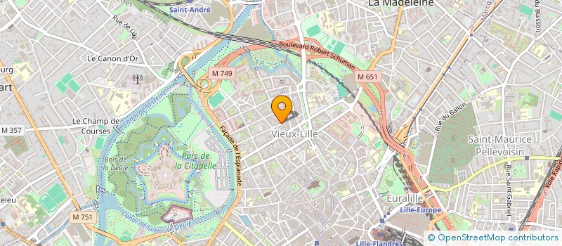 localisation de l'entreprise DOKA INVEST à LILLE