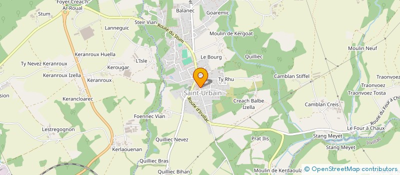 localisation de l'entreprise DOKAMI  SAINT-URBAIN