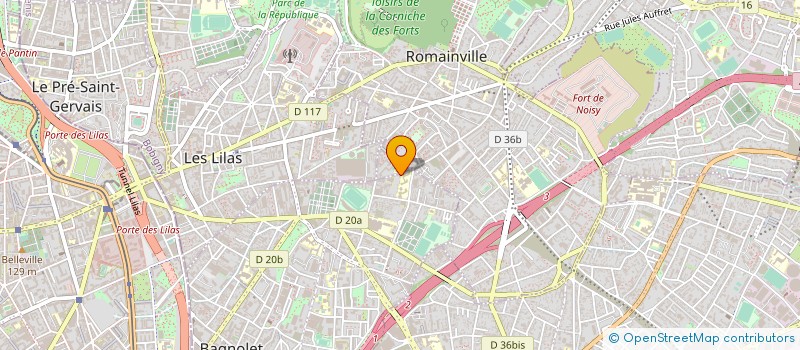 localisation de l'entreprise DOKAMO PARTENAIRE  BAGNOLET