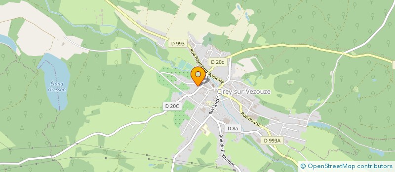 localisation de l'entreprise DOKUR  CIREY-SUR-VEZOUZE