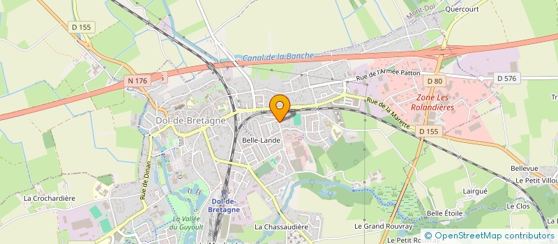 localisation de l'entreprise DOL 3000 ESPACE SANTE  DOL-DE-BRETAGNE