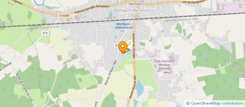 localisation de l'entreprise DOL PLOMBERIE CHAUFFAGE  MONTPON-MENESTEROL