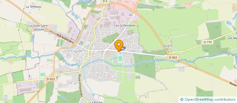 localisation de l'entreprise DOL SUN à CANDE
