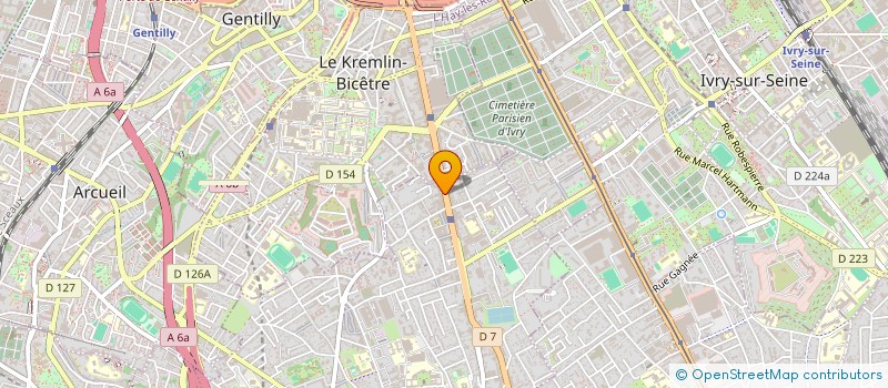 localisation de l'entreprise DOLANIA à VILLEJUIF