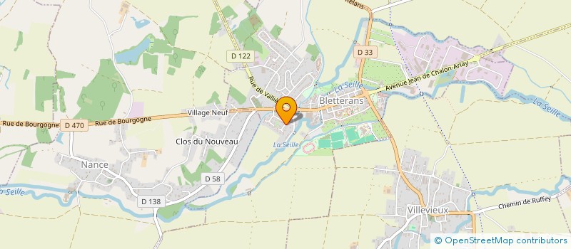 localisation de l'entreprise DOLARD VUILLERMOZ  BLETTERANS