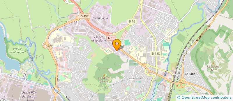 localisation de l'entreprise DOLARI à VESOUL