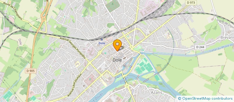 localisation de l'entreprise DOLAVELO à DOLE