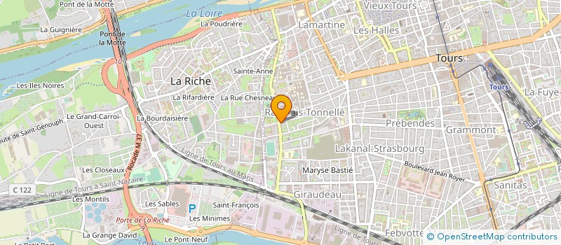 localisation de l'entreprise DOLCE BEAUTY à TOURS