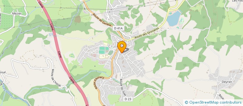 localisation de l'entreprise DOLCE DEVELOPPEMENT  CRUSEILLES