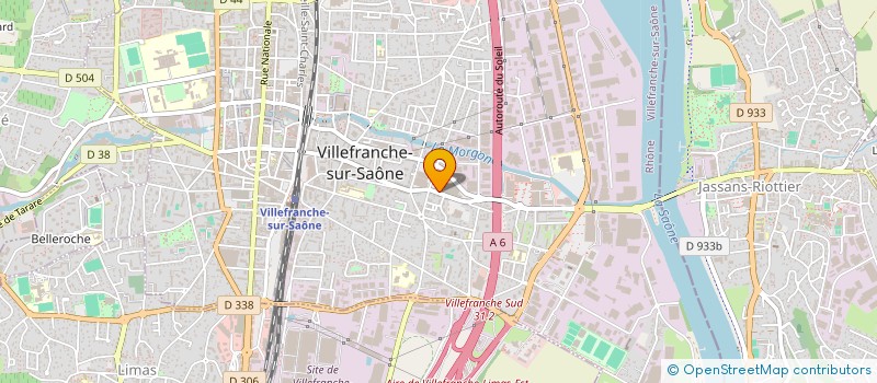 localisation de l'entreprise DOLCE ENERGIES à VILLEFRANCHE-SUR-SAONE