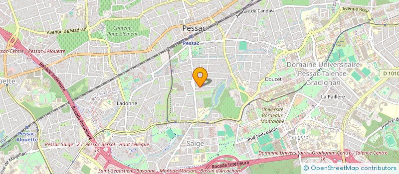 localisation de l'entreprise DOLCE GASSIN  PESSAC