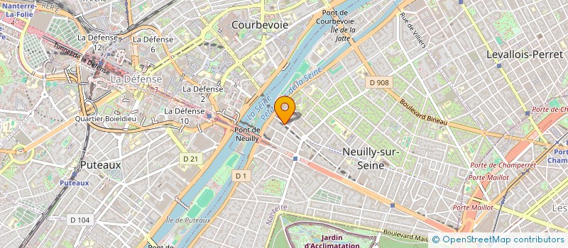 localisation de l'entreprise DOLCE INTERNATIONAL à NEUILLY-SUR-SEINE