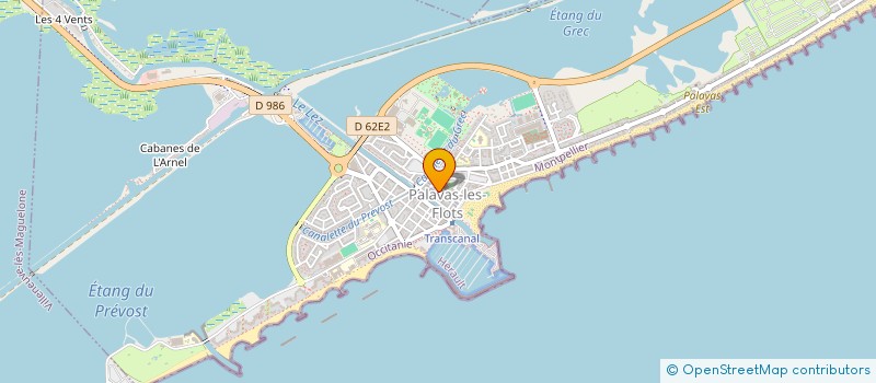 localisation de l'entreprise DOLCE MARE à PALAVAS-LES-FLOTS
