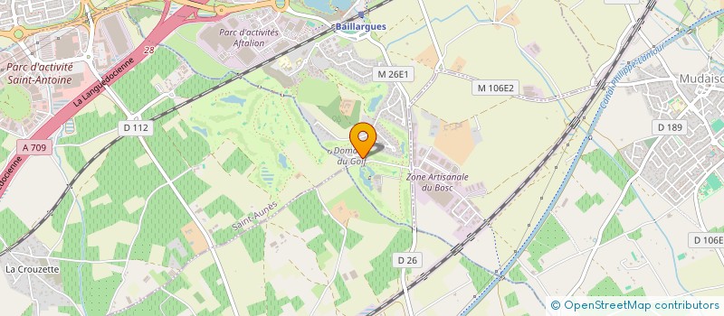 localisation de l'entreprise DOLCE ODYSSEUM à BAILLARGUES