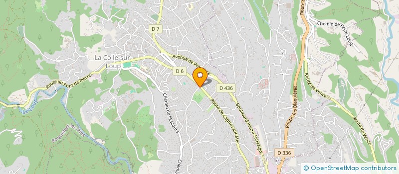 localisation de l'entreprise DOLCE PATRIMOINE  LA COLLE-SUR-LOUP