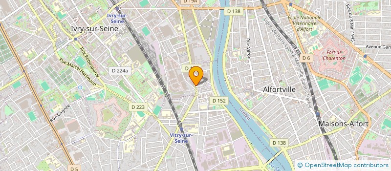 localisation de l'entreprise DOLCE & PINGASO à VITRY-SUR-SEINE
