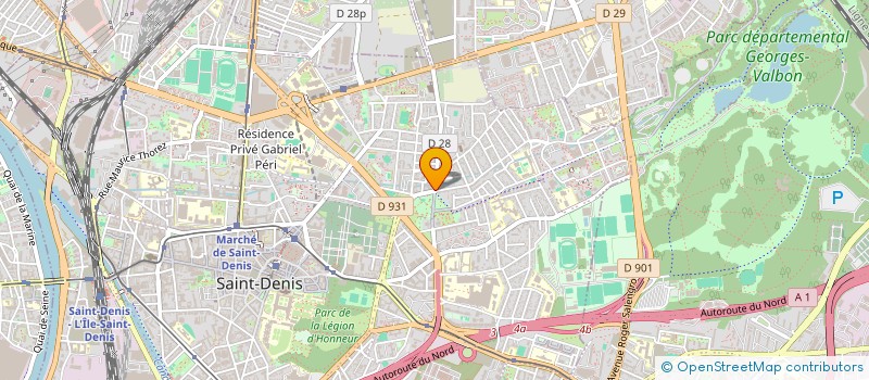 localisation de l'entreprise DOLCE PIZZA à SAINT-DENIS