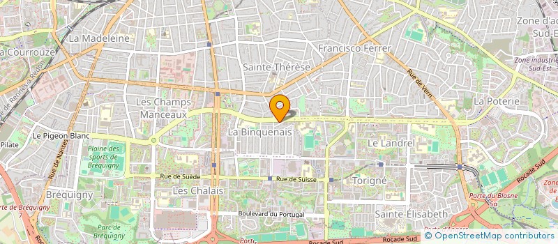 localisation de l'entreprise DOLCE PIZZA  RENNES