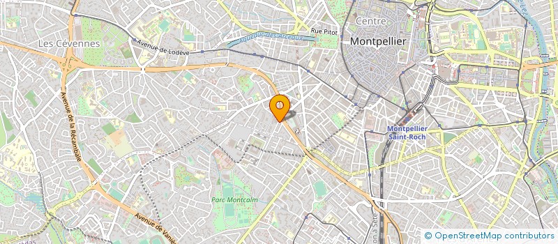 localisation de l'entreprise DOLCE PIZZA MONTPELLIER à MONTPELLIER