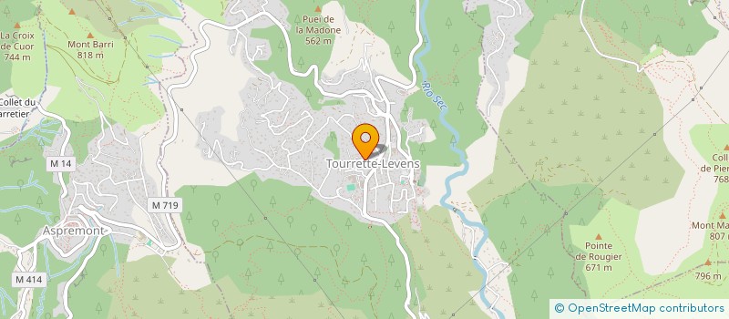 localisation de l'entreprise DOLCE RIVIERA TRANSFERTS VIP à TOURRETTE-LEVENS