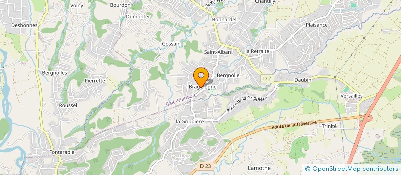 localisation de l'entreprise DOLCE SAS  BAIE-MAHAULT