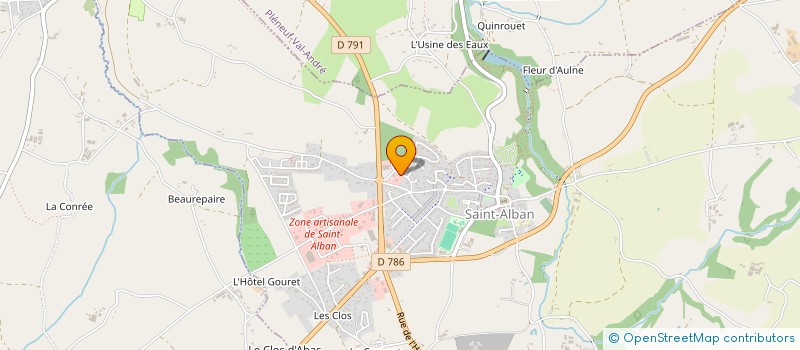 localisation de l'entreprise DOLCE STUDIO  SAINT-ALBAN