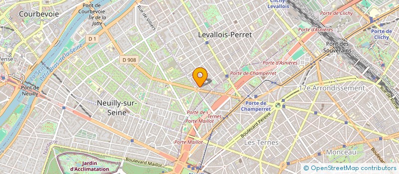 localisation de l'entreprise DOLCE VITA à LEVALLOIS-PERRET