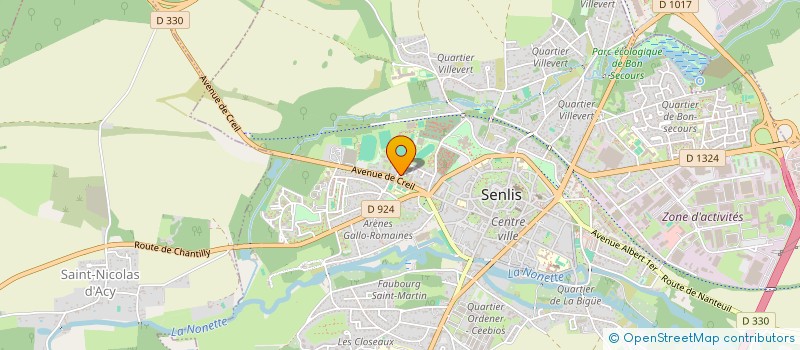 localisation de l'entreprise DOLCE VITA  SENLIS