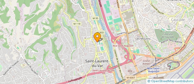 localisation de l'entreprise DOLCE VITA à SAINT-LAURENT-DU-VAR