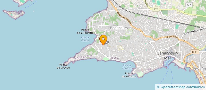 localisation de l'entreprise DOLCE VITA 83 à SANARY-SUR-MER
