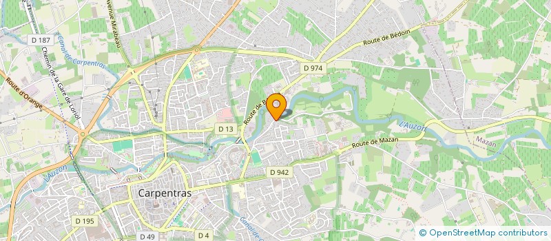 localisation de l'entreprise DOLCE VITA  CARPENTRAS