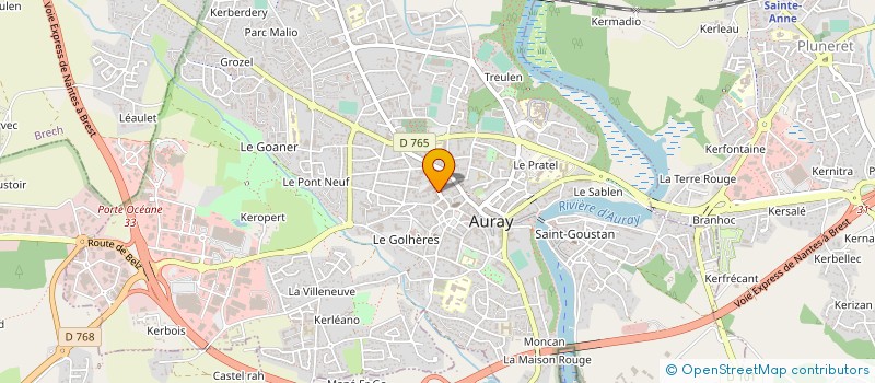localisation de l'entreprise DOLCE VITA à AURAY